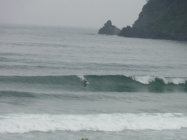 いい波割れてるね～～～