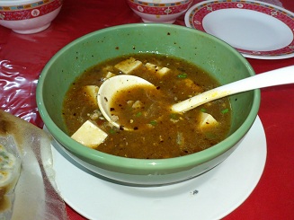 山椒がピリリと効いた麻婆豆腐