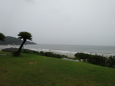 島根県の千畳サーフィンポイント写真