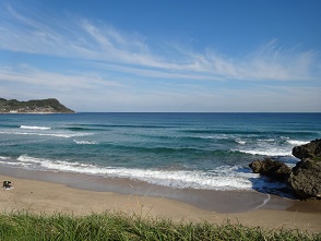山口の大浜海岸