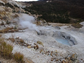 塚原温泉、火口之泉