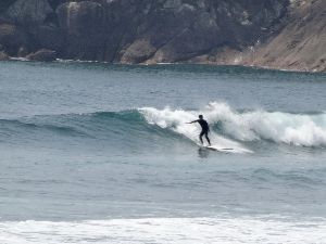 久しぶりにいい波な生見海岸