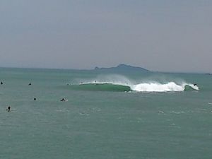 鹿児島の志布志湾のサーフィンポイント