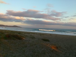 夕方の入野海岸