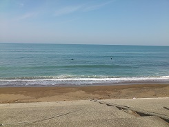 新潟の百川海水浴場