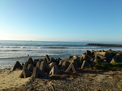 大分のとあるビーチ