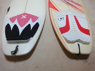 デッキパッドを貼る位置