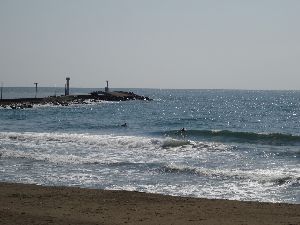 三国サーフィンポイントのブレイク